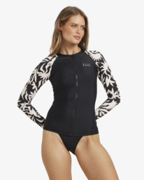 0 By My Side Pipa - Rash Vest UPF 50 a Maniche Lunghe da Donna Black 24O034571 Billabong