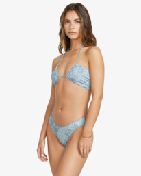 4 Trippin Tides - Top de bikini de cobertura media para Mujer Azul 24O121505 Billabong