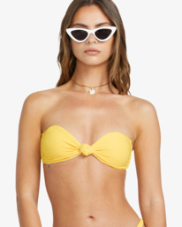 5 Tanlines Lola - Haut de bikini couvrance moyenne pour Femme Jaune 24O121506 Billabong