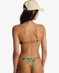 4 Des Tropiques - Top de bikini Bandeau para mujer Azul 24O121600 Billabong