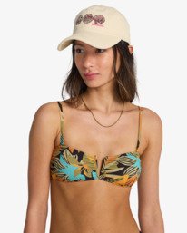 7 Des Tropiques - Top de bikini Bandeau para mujer Azul 24O121600 Billabong