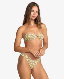 3 Lost On You Rio Bandeau - Top de bikini para mujer Verde 24O123502 Billabong