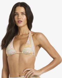 1 Take It Back - Haut de bikini triangle foulard pour Femme Bleu 24O131600 Billabong