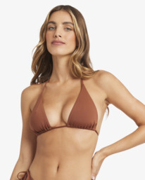 2 Sol Searcher Multi Tri- Triangle-Bikinioberteil für Frauen Braun 24O141502 Billabong