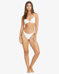 2 Salt And Sol Ceci - Top de bikini de cobertura media para Mujer Blanco 24O141508 Billabong