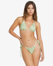 1 Gone Tropic - Top de bikini de cobertura media para Mujer Verde 24O141515 Billabong