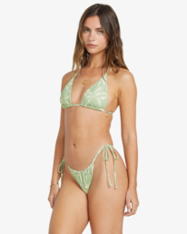 4 Gone Tropic - Top de bikini de cobertura media para Mujer Verde 24O141515 Billabong