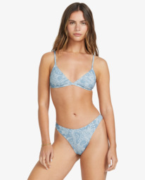 0 Trippin Tides - Bikinioberteil mit mittlerer Bedeckung für Frauen Blau 24O141517 Billabong