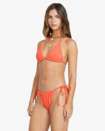 4 In The Loop - Top de bikini de cobertura media para Mujer Amarillo 24O141520 Billabong