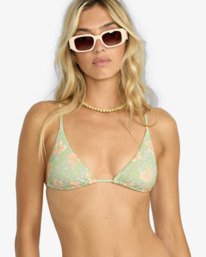 4 More To Sea Sld - Triangle Bikini Top for Women Verde 24O142504 Billabong