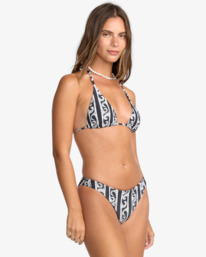 4 Wave Watcher Multi Tri - Triangle Bikini Top for Women White 24O143504 Billabong