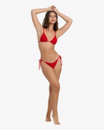 3 Twisted Tides Mini Slide - Reggiseno bikini triangolare da Donna Red 24O144503 Billabong