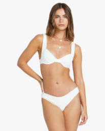 0 Salt And Sol - Haut de bikini couvrance moyenne pour Femme Blanc 24O151507 Billabong