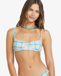 4 Check The Waves - Bikinioberteil mit mittlerer Bedeckung für Frauen Bunt 24O151510 Billabong