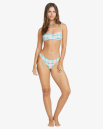 1 Check The Waves - Medium Coverage Bikini Top for Women Multi 24O151510 Billabong