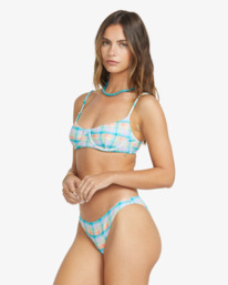 3 Check The Waves - Medium Coverage Bikini Top for Women Multi 24O151510 Billabong