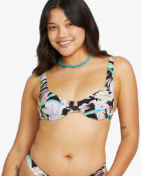 5 Shadow Tropic - Top de bikini de cobertura media para Mujer Multi 24O151513 Billabong