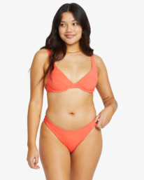 1 In The Loop Marina - Haut de bikini couvrance moyenne pour Femme Jaune 24O151520 Billabong