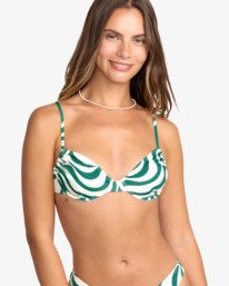 4 All The Waves Talia Uwire - Parte de cima de biquíni com aro para Mulher Verde 24O153502 Billabong