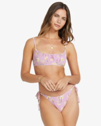 1 Peaceful Petals - Haut de maillot à couvrance intégrale pour Femme Violet 24O181507 Billabong