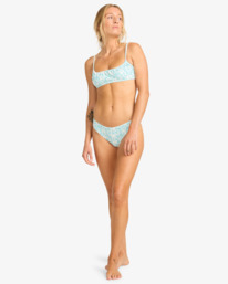 2 Happy Dance - Bikinioberteil mit voller Bedeckung für Frauen Blau 24O181509 Billabong