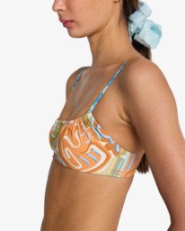 4 Le Surf Rev Mila - Reversible Bralette Bikini Top for Women Orange 24O181603 Billabong