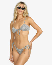 4 Wave Check Cara Brlt - Bralette Bikini Top for Women Black 24O182504 Billabong