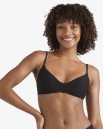 1 Tanlines V Bralette - Reggiseno bikini da Donna Black 24O183571 Billabong