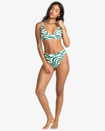 1 All The Waves Cami Plunge - Bikini Top voor Dames Green 24O193502 Billabong