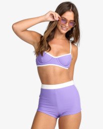 3 Tanlines Surf Short - Bikini Bottoms for Women Purple 24O223504 Billabong