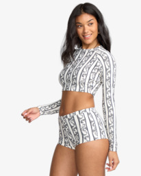 4 Wave Watcher Palma Short - Bikini Bottoms for Women White 24O223505 Billabong