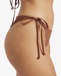 4 Sol Searcher Tie Side - Bas de bikini échancré pour Femme Marron 24O231502 Billabong
