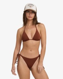 1 Sol Searcher Tie Side - Bas de bikini échancré pour Femme Marron 24O231502 Billabong