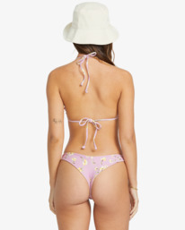 0 Peaceful Petals - Braguita de bikini de cobertura reveladora para Mujer Violeta 24O231513 Billabong