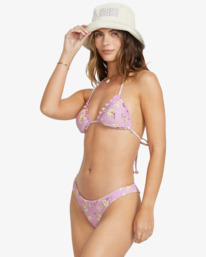 2 Peaceful Petals - Bas de maillot de bain à couvrance échancrée pour Femme Violet 24O231513 Billabong