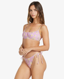 2 Peaceful Petals - Bikinibroekje met Medium Bedekking voor Dames Purple 24O231514 Billabong