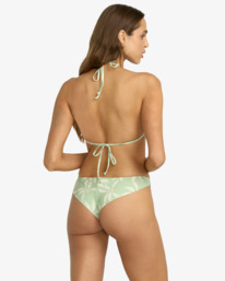 3 Gone Tropic - Skimpy Coverage Bikini Bottoms for Women Green 24O231534 Billabong