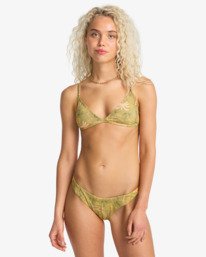 1 Vaca Soleil Dippi - Knappes Bikiniunterteil f&uuml;r Frauen Gr&uuml;n 24O231606 Billabong