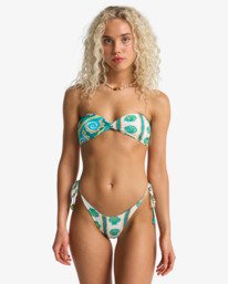 1 Salty Waves - Bas de bikini &eacute;chancr&eacute; r&eacute;versible pour Femme Blanc 24O231616 Billabong
