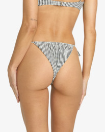 2 Wave Check Bells - Cheeky Coverage Bikini Bottoms for Women Black 24O232520 Billabong
