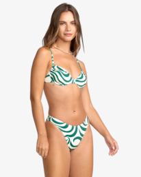 3 All The Waves Skimpy Hike - Bas de bikini pour Femme Vert 24O233500 Billabong