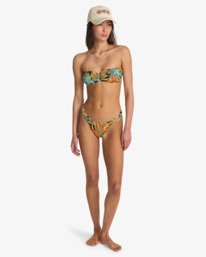 3 Des Tropiques Sunni Scrunch - Skimpy Bikini Bottoms for Women Blue 24O251600 Billabong