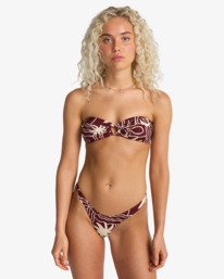 1 Sol Playa Sunni - Skimpy Bikini Bottoms for Women Red 24O251603 Billabong