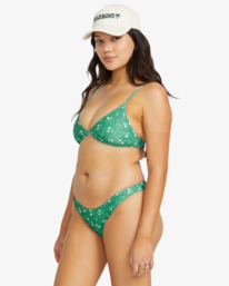 3 In The Green - Bas de bikini couvrance medium pour Femme Vert 24O281506 Billabong