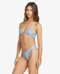 3 Trippin Tides - Bikinihose mit mittlerer Bedeckung für Frauen Blau 24O281515 Billabong