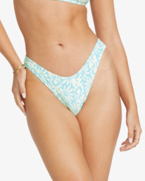 3 Happy Dance - Bas de maillot de bain à couvrance échancrée pour Femme Bleu 24O281524 Billabong