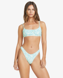 1 Happy Dance - Bas de maillot de bain à couvrance échancrée pour Femme Bleu 24O281524 Billabong