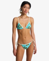 1 Last Summer Tropic - Bas de bikini &agrave; nouer sur les c&ocirc;t&eacute;s pour Femme Bleu 24O281602 Billabong