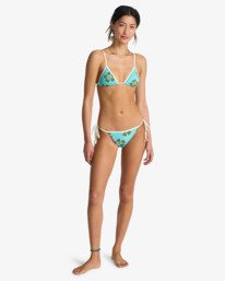 2 Last Summer Tropic - Mutandina bikini con nodo laterale da Donna Blue 24O281602 Billabong
