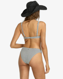3 Wave Check Bondi - Bikini Bottoms for Women Black 24O282505 Billabong